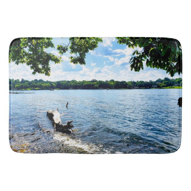 Gammal Hickory Sjö Bathroom Mat Badrumsmatta (Framsidan)