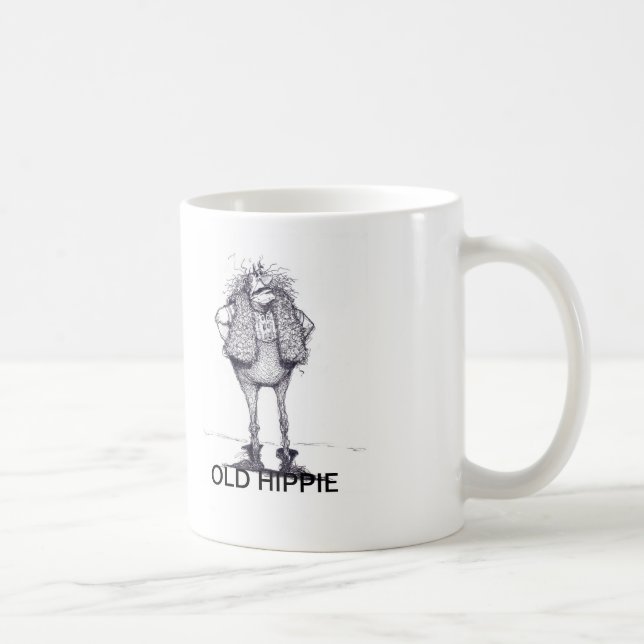GAMMAL HIPPIE KAFFEMUGG (Höger)
