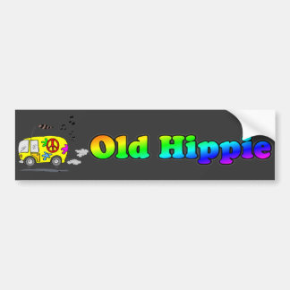 Gammal Hippiebussbildekal Bildekal
