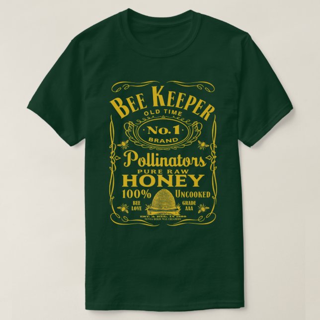 Gammal honung för biodling  t shirt (Design framsida)