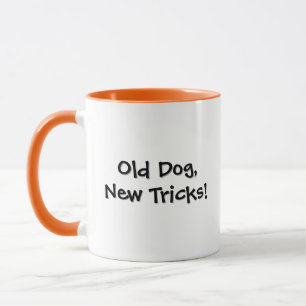 Gammal Hund Orange Trimning Kaffe Mugg