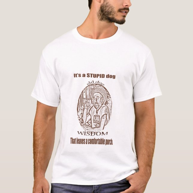 Gammal hundvishet tee shirt (Framsida)