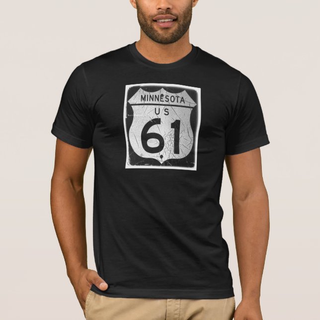 Gammal huvudväg 61 undertecknar tee (Framsida)