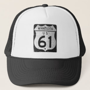 Gammal huvudväg 61 undertecknar truckerkeps