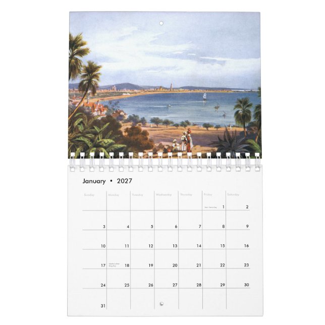 Gammal Indien kalender (Jan 2027)