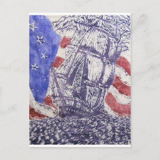 gammal ironsidutskrift vykort