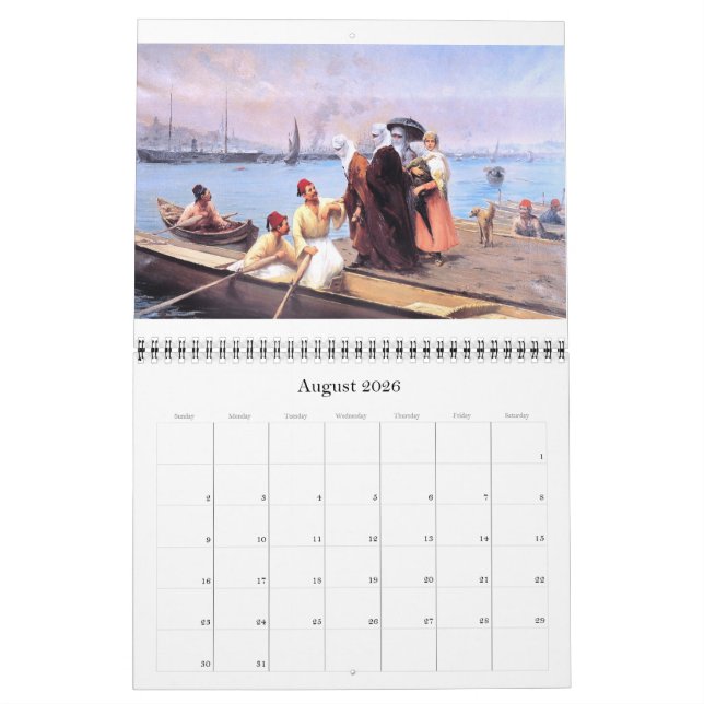 Gammal Istanbul väggkalender Kalender (Aug 2026)