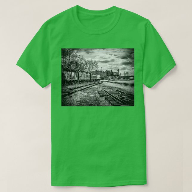 Gammal järnvägsterminal t shirt (Design framsida)