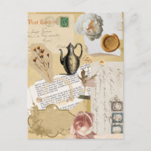 Gammal journal Victorian vintage-vykort