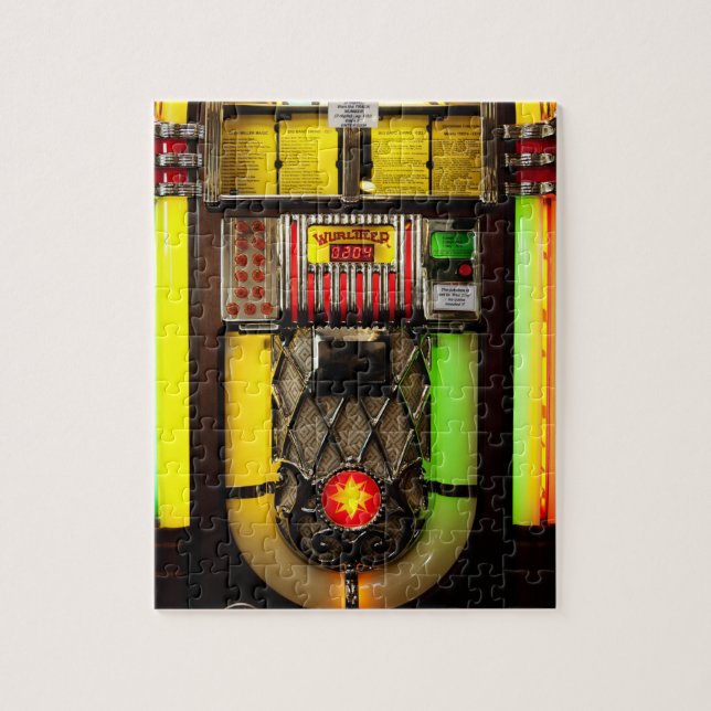 Gammal Jukebox Pussel (Vertikal)