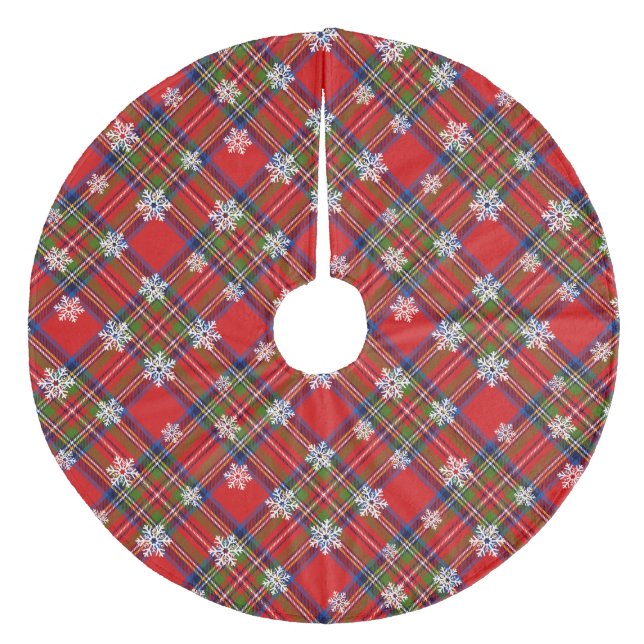 Gammal Julgransmatta Fleece (Framsidan)