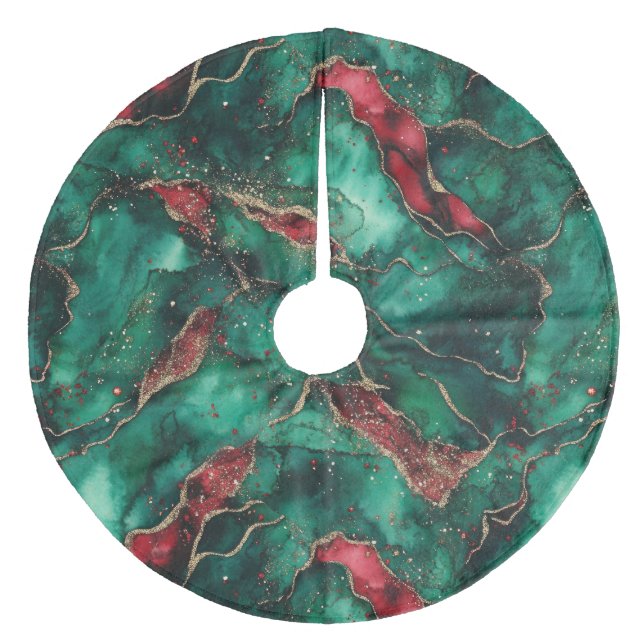 Gammal Julgransmatta Fleece (Framsidan)