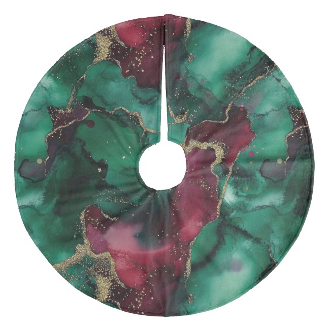 Gammal Julgransmatta Fleece (Framsidan)