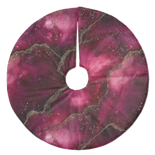 Gammal Julgransmatta Fleece (Framsidan)