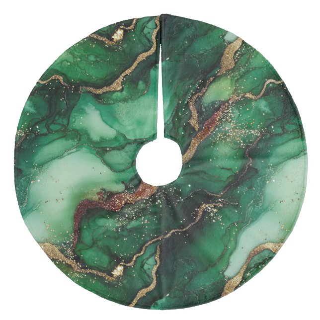 Gammal Julgransmatta Fleece (Framsidan)