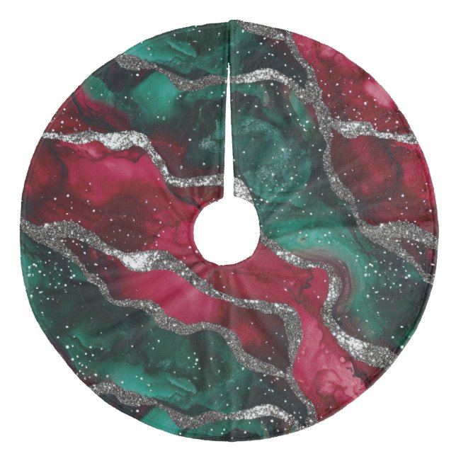 Gammal Julgransmatta Fleece (Framsidan)