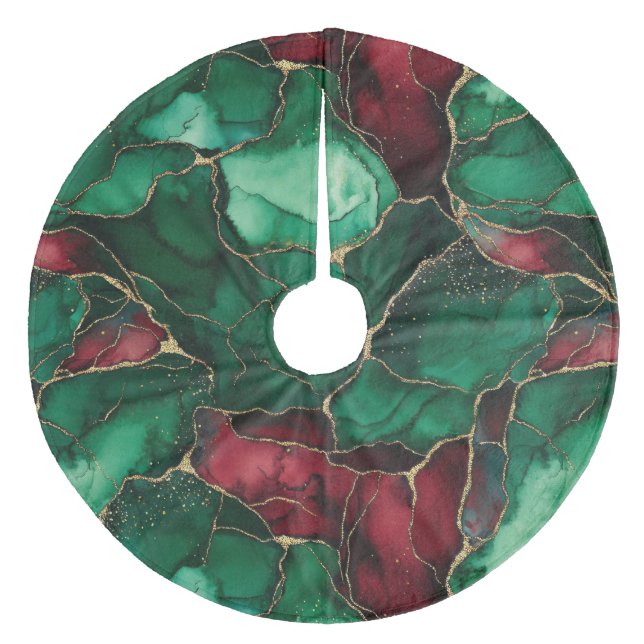 Gammal Julgransmatta Fleece (Framsidan)