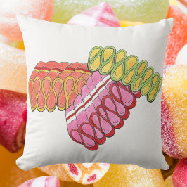 Gammal julribbon Candy Julafton Pillow Kudde