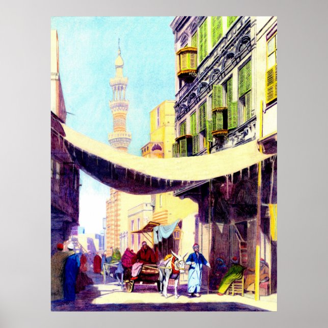 Gammal Kairo #2 - Poster (Framsidan)