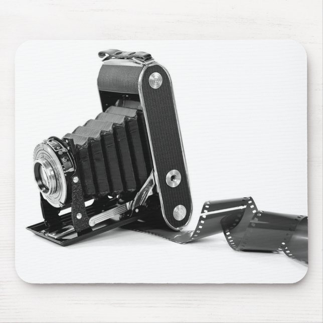gammal kamera med film musmatta (Framsidan)