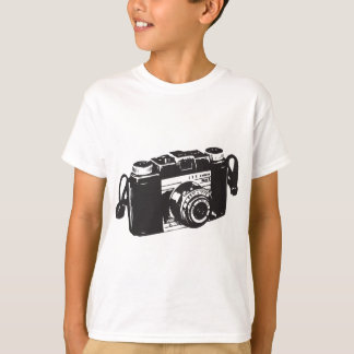 Gammal kamera tee