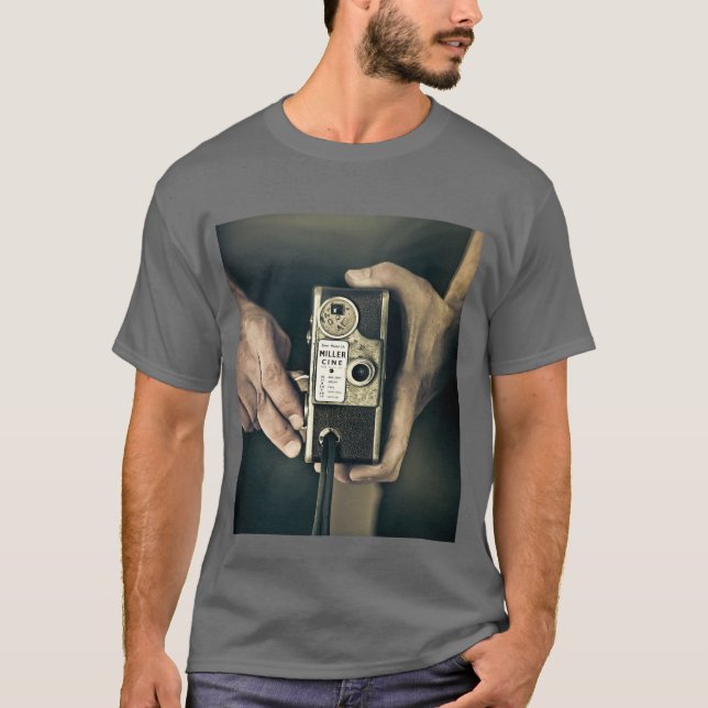 Gammal kameraTshirt Tee Shirt (Framsida)