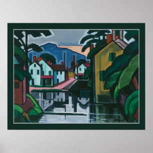 "Gammal kanal-port" poster