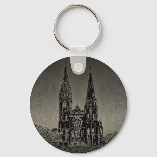 Gammal katedral nyckelring (Framsida)