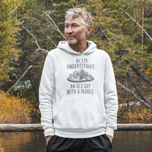 Gammal kille med Paddle Hoodie