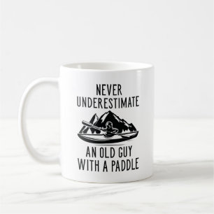 Gammal kille med Paddle Kaffemugg