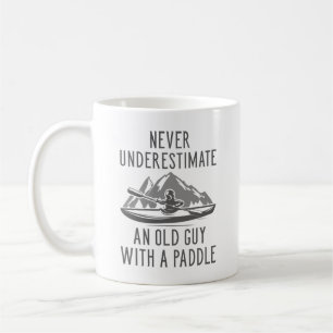 Gammal kille med Paddle Kaffemugg
