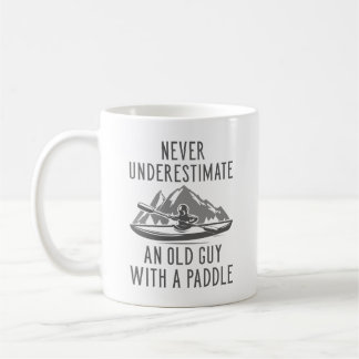 Gammal kille med Paddle Kaffemugg