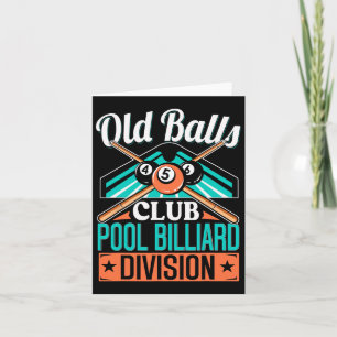 Gammal Klubb Bassäng 8 Ll Billiards Division För m Kort