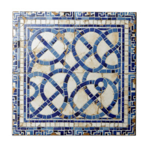Gammal knapp, keramisk tile kakelplatta