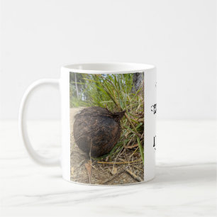 Gammal kokokosnöt kaffemugg