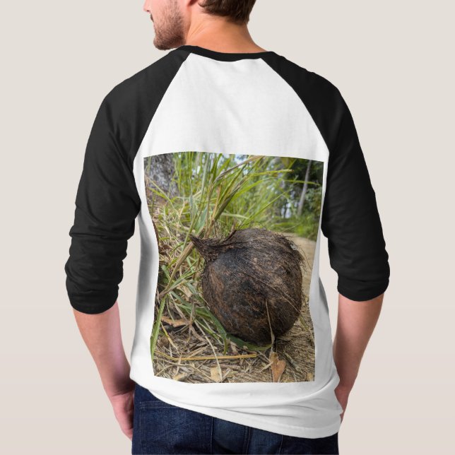 Gammal kokokosnöt t shirt (Baksida)