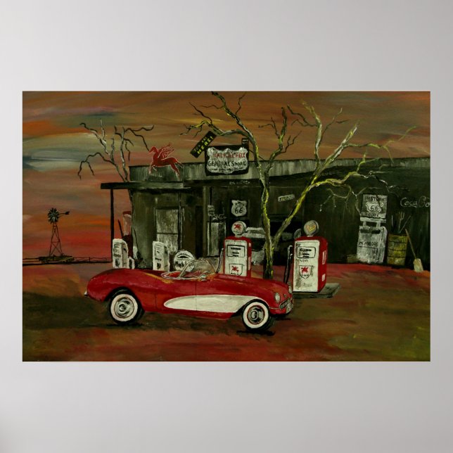 Gammal konvertibel konverterbar konverterare Poste Poster (Framsidan)