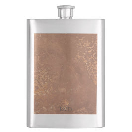 Gammal koppar yta fickplunta