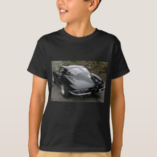 Gammal korvettkorvett för svart delfönster t-shirt