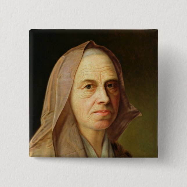 Gammal kvinna knapp (Framsida)