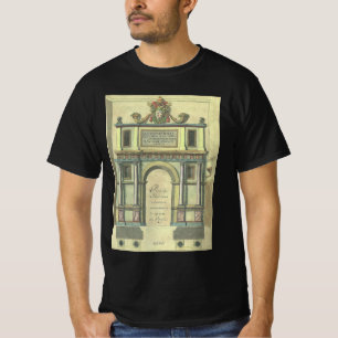 Gammal kyrkdörr Ingång Renässansarkitektur T-shirt