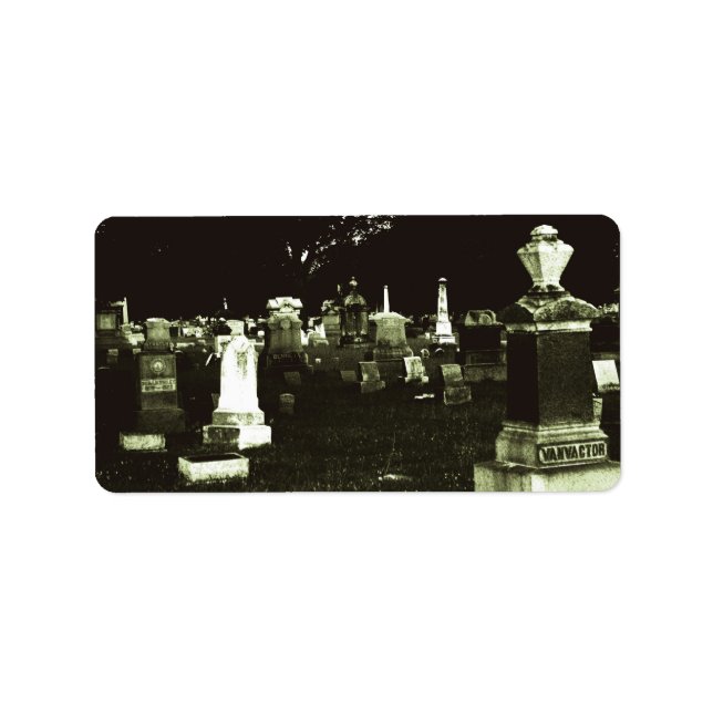 Gammal kyrkogård (2) adressetikett (Framsidan)