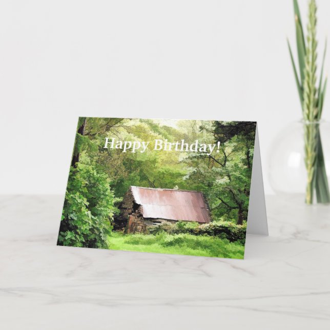 GAMMAL LADUGÅRD KORT (Framsida)