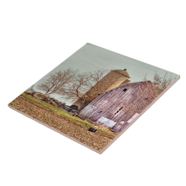 Gammal ladugård och Silo Kakelplatta (Sidan)