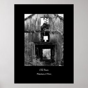 Gammal ladugård poster