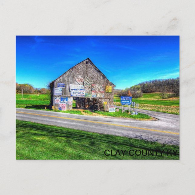 GAMMAL LADUGÅRD VYKORT (Framsida)