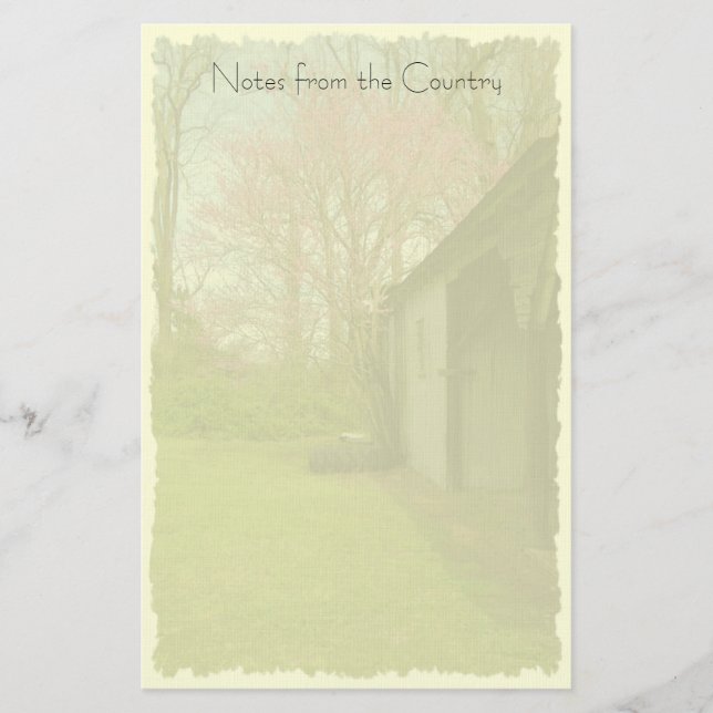 Gammal ladugårdbrevpapper brevpapper (Framsida)