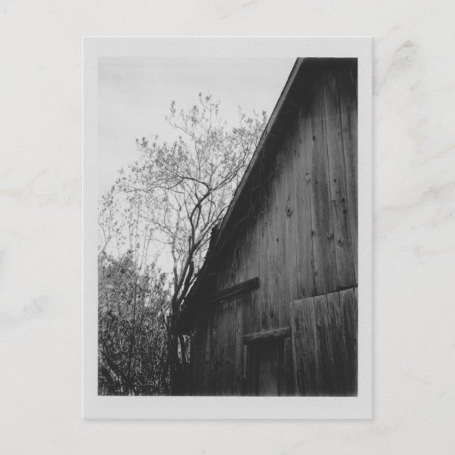 Gammal ladugårdvykort vykort (Framsida)