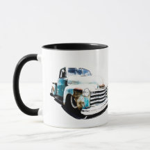 Gammal lastbil kaffekopp