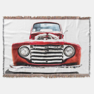 Gammal Lastbil Throw Blanket Filt